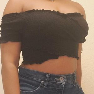 Ruffled CropTop From Ambiance Apperal
